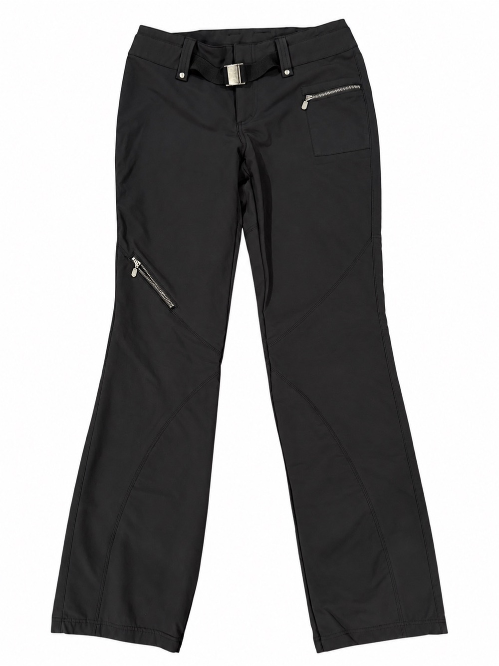 Athleta Women’s Black Zip-Pocket Flare Pants